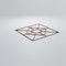 Ekena Millwork Large Jamestown Decorative Fretwork Wood Wall Panels, Walnut, 23 3/8"W x 23 3/8"H x 3/8"T WALW24X24X0375JTNWA - alternate 3